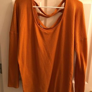 Orange sweater!